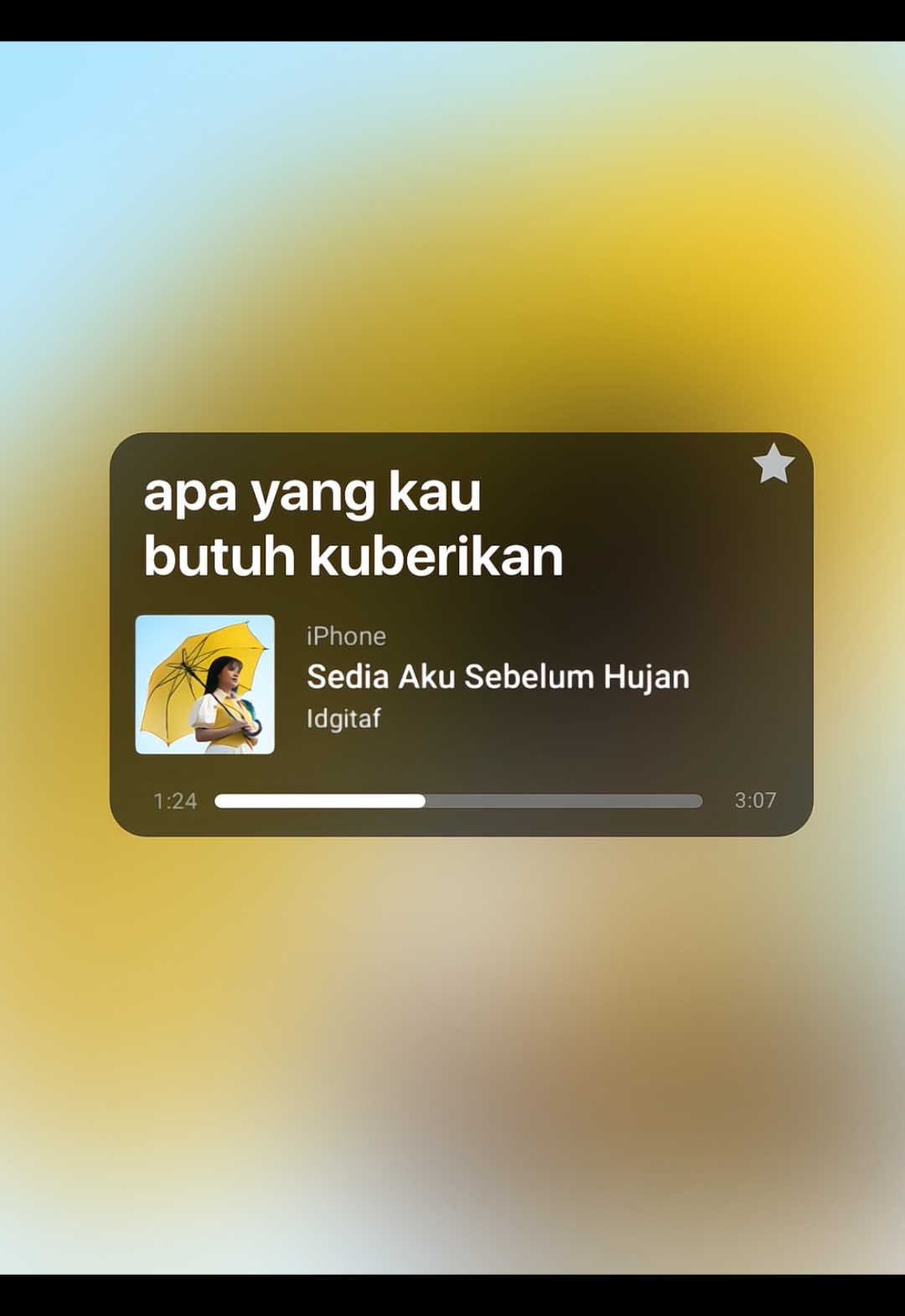#song #lyrics #sediaakusebelumhujan #idgitaf #foryou 