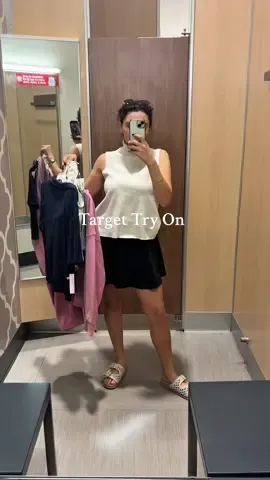 Who else prefers to try on clothes in store?  #targetfinds #targetrun #targettryon @target 