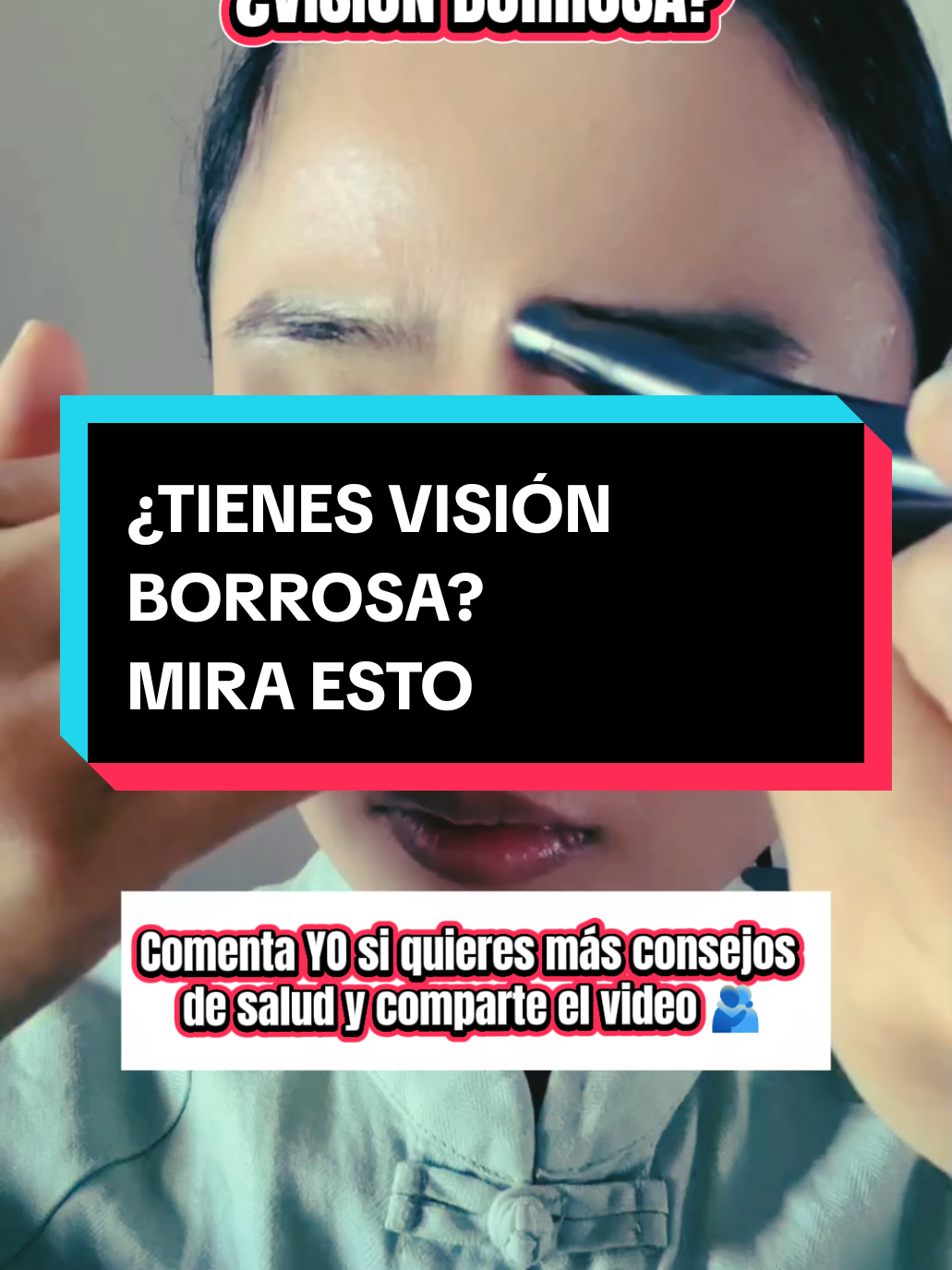 ¿Tienes visión borrosa? mira esto.  Si sufres de fatiga ocular, ojo seco o visión borrosa, masajea este punto de digitopuntura por 10 segundos hazlo 10 veces, este punto puede ayudarte a aliviar la fatiga ocular, calmar instantáneamente los ojos secos e incluso iluminar tu visión de forma natural.  Comenta YO si quieres más consejos de salud y comparte el video 🫂  IG reflexoterapiamilenaria  #consejosdesalud #ojossecos #visionborrosa  #medicinachina #acupressure 