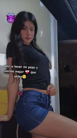 volví a tener mi peso ideal no estoy tan flaca ni estoy gorda simplemente estoy cabal siempre flaquita pero con cuerpo 👁️👅👁️ #parat y lo más importante tener amor propio el cuerpo también se cuida no solo la cara 😃✌️