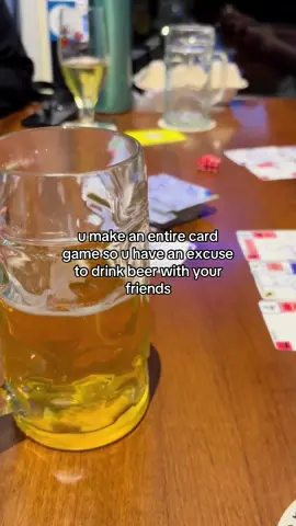 Imagine…you make an entire card game just so you have an excuse to drink beer with your friends  #deathbot #cardgamesoftiktok #cardgames #gamenightfun #beerlover 