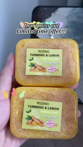 #rozino #turmericsoap #lemonsoap #kojicacidsoap #jabon #foryu #parati #ventas te recomiendo estos jabones