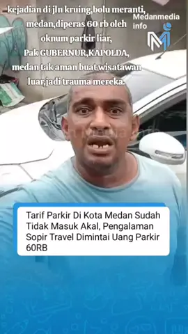 Betul nya ini we ? sudah 60rb parkir di Medan ???? lokasi: jl skip ,medan #medanmediainfo #medan #sumut #fyp 