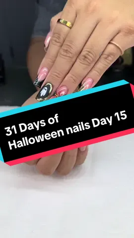 31 Days of Halloween nails Day 15 #nails #halloweennails #nailart #uñas #uñasdecoradas     