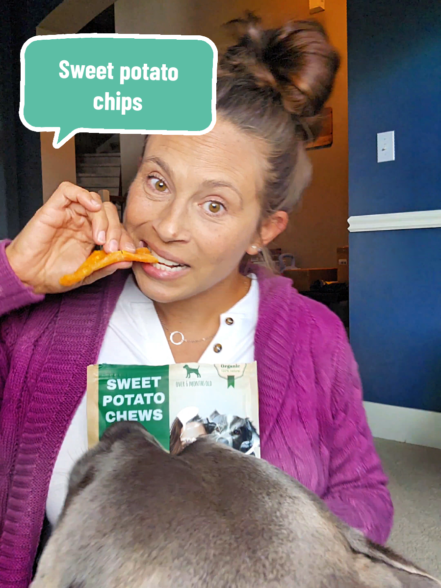 I mean, I like sweet potatoes, too. #dogtreats #sweetpotato  #singleingredientdogtreats #happydog #tiktokshopcreatorpicks 
