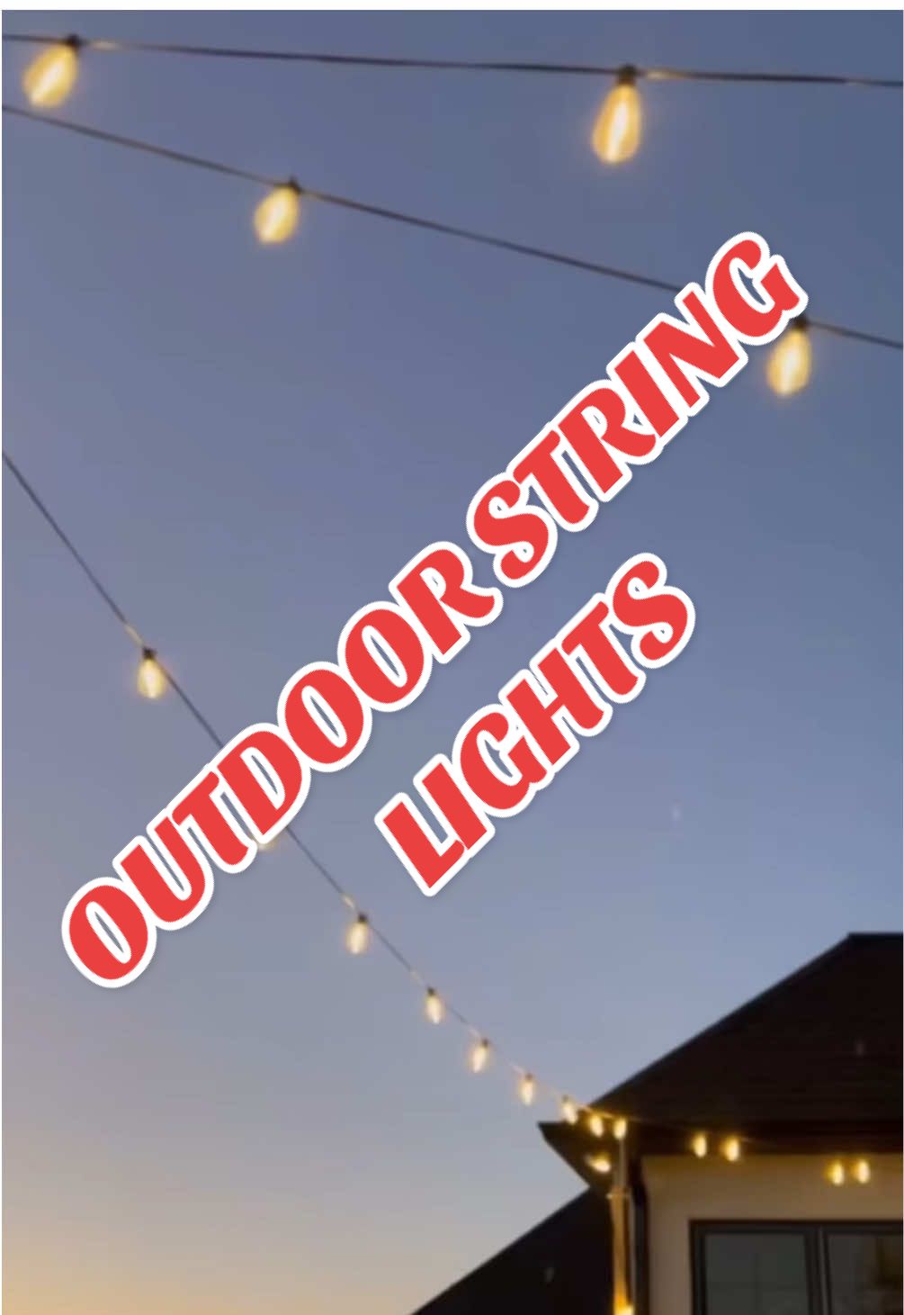 The best Lighting setup for your out door space! Outdoor Lights 🏆 #ledlights #Outdoors #stringlights #lighting #tiktokmademebuyit 