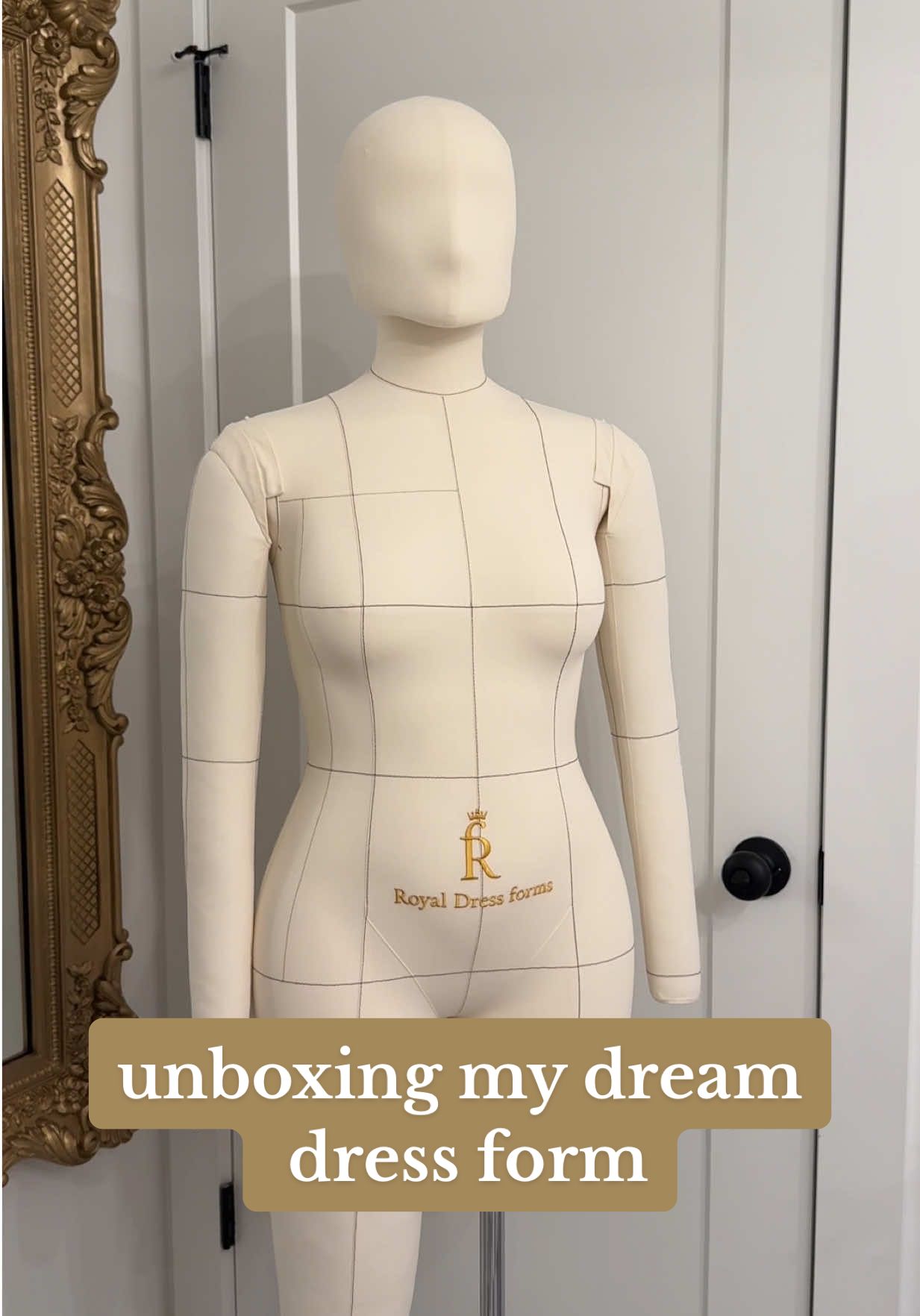 if you didn’t already guess it, I’m about to start diy-ing my own wedding dress… and my old dress form was NOT gonna cut it for this project. so let’s unbox my DREAM dress form from @royaldressforms_global 🤍🪡👰🏼‍♀️ #sewing #dressform #royaldressforms #dressmaking #diybride 