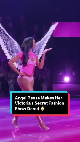 Hi, #AngelReese! 😍 The basketball star made her #VSFashionShow runway debut. #VictoriasSecretFashionShow #VictoriasSecret 