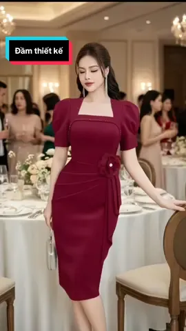 Váy đầm dự tiệc trung niên sang trọng và quý phái #hoale4mua #vaytrungnien #damtrungnien #vaythietke #damthietke 