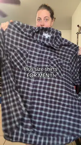 Big and tall flannels for men that are true to size! #bigandtallfashion #mensplussize #plussizemensfashion 