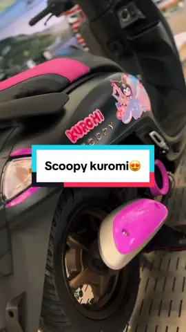 #CapCut kolaborasi honda scoopy kuromi 😍 #scoopy #scoopymodifikasi #kuromi #scoopykuromi 