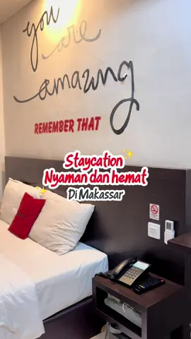 Another recomendation buat nginap di Makassar. Strategis banget di pusat kota jadi dekat kemana mana. Bersih dan nyaman cocok buat long stay. #RedDoorz #REDTRAVELERS #bukasemuapintu #hotelmakassar #penginapanmakassar #rekomendasihotelmakassar #staycationmakassar #fyp #fyppppppp 