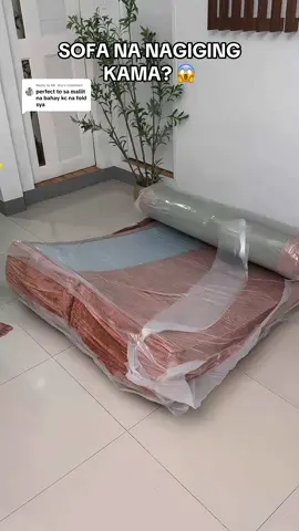 Replying to @Mr. Bry Dreame Alpha Family Foam Sofa Bed 🛋️ #sofabed #dreamesofabed #alphafamilyfoamsofabed #familyfoam #compressedsofabed