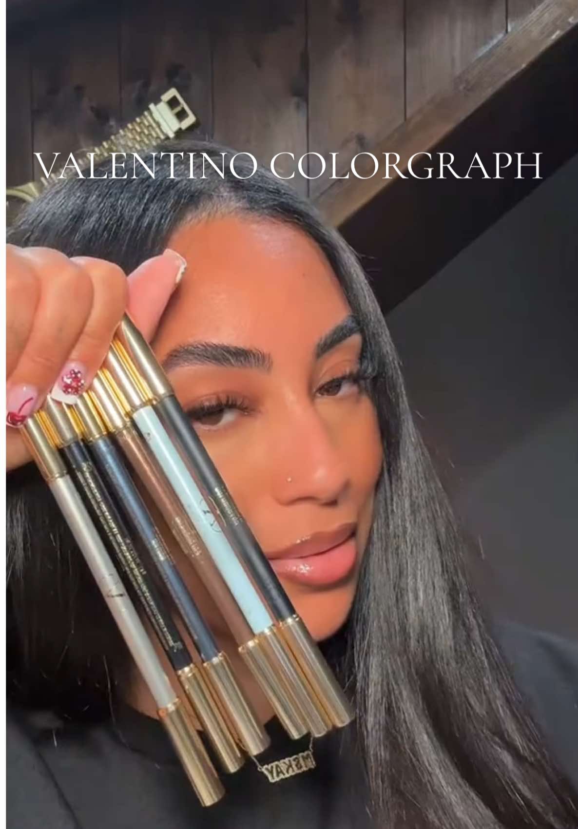 In shade “brown fondant” 🤎@Valentino.Beauty @sephora  #ValentinoColorgraph #giftedbyvalentinobeauty