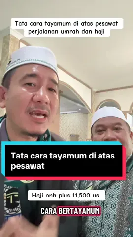 Tata cara bertayamum di atas pesawat sedang berumrah #tayamum #umrah #haji #fyppppppppppppppppppppppp #fypage 