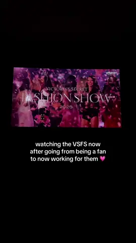 Watched from my couch the last 2 years, but this year it’s because I was working BTS while I watched the show 🥹 #vsfs #victoriassecretfashionshow #victoriassecret #victoriassecretpink 
