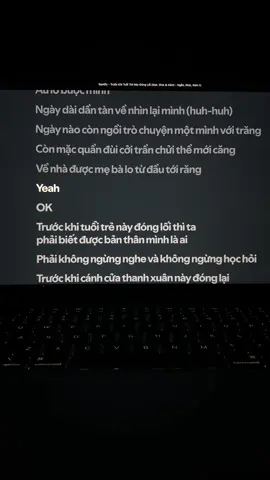 Trước khi tuổi trẻ này đóng lối - #spotify #lyrics #towinmusic 