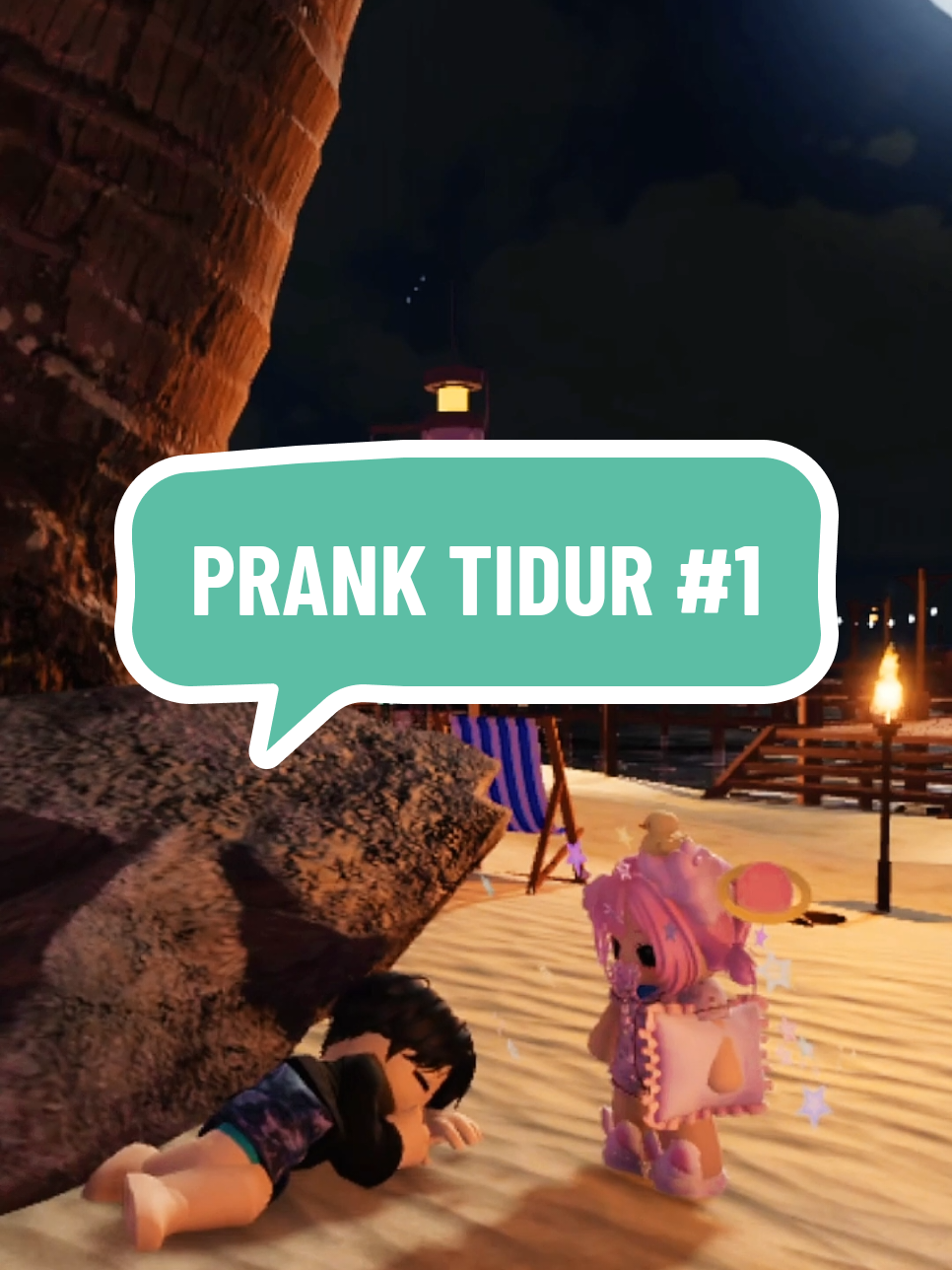 prank pura-pura tidur 😴 #roblox #prank #tidur #robloxfypシ 
