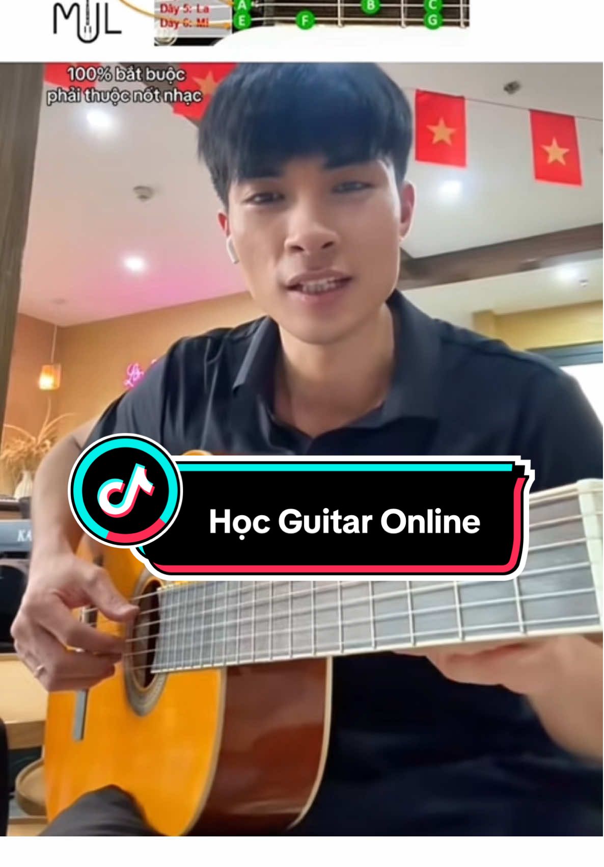 Học thuộc nốt nhạc để chơi bài ( Ánh Trăng Nói Hộ Lòng Tôi ) #tailieuguitar #giaotrinhguitar #guitaronline #thaythinhdayguitaronline #lophocdanvinhomesocenapark 