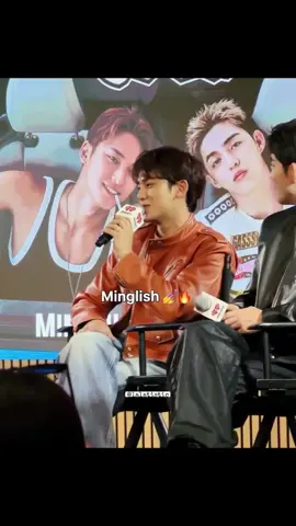 Mingoo so confidently taking in his Minglish🥹😂 #mingyu #iheartradio #scoups #hype_vibes #fyp 