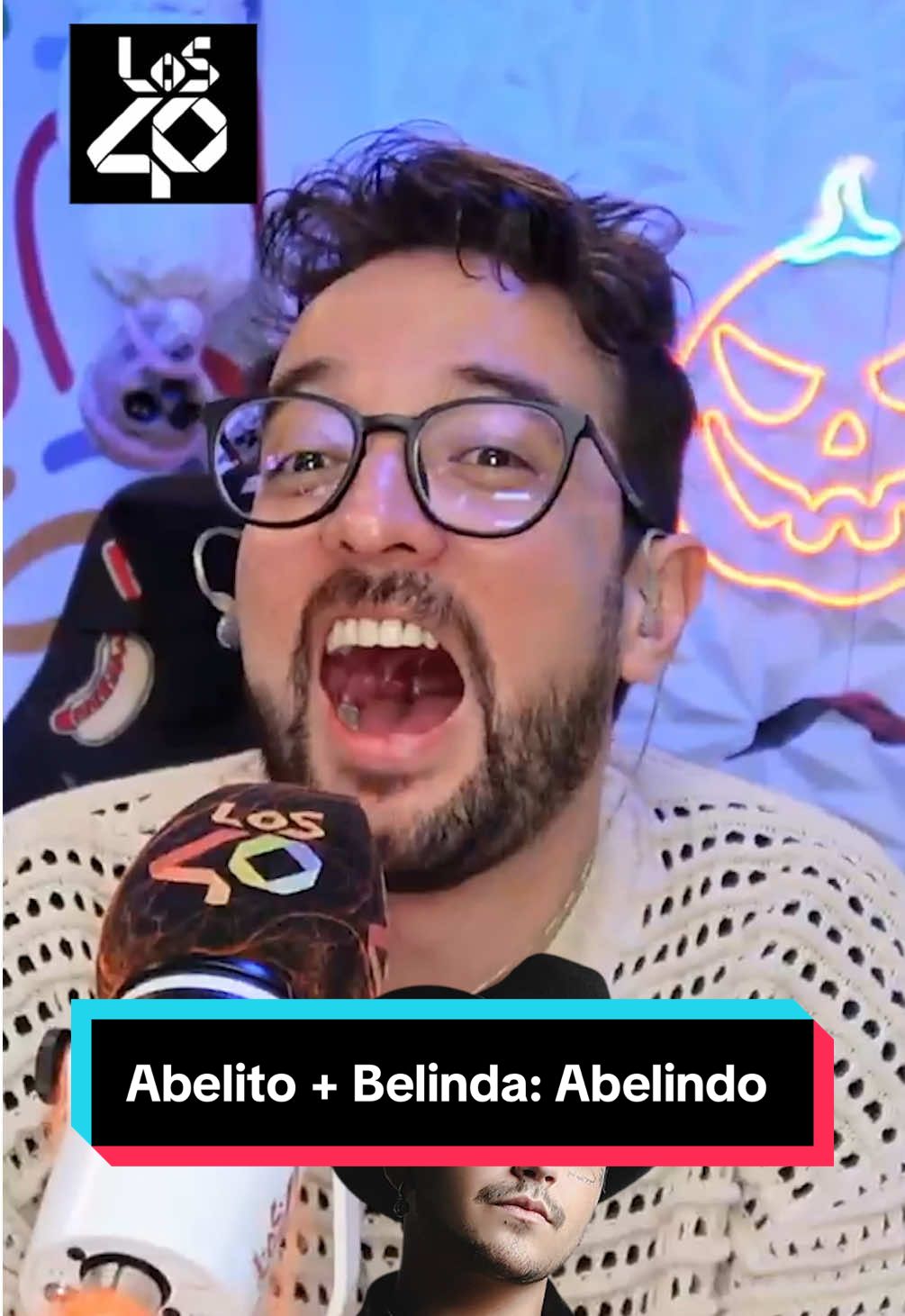 Abelito fue cargado por Belinda y parece que le gustó mucho. Ustedes, ¿de quién se dejarían cargar? 😳😏  #SoyImpresentable #Abelito #Belinda