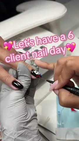 Happy Wednesday!! Not a single solid color today! My back is feeling it!! 😂 #nailsoftiktok #nailart #nails #nailsartvideos #buildergel 