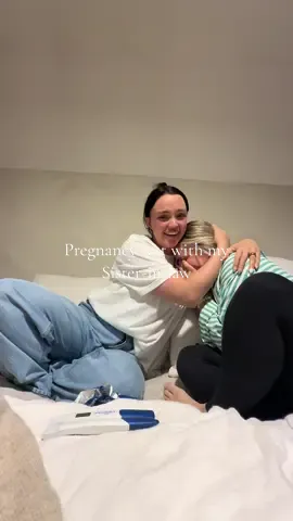 We were just messing around… now I gotta break the news to the hubby 💀 #fyp #pregnancytest #pregnant #pregnancyreveal@hanhutchison 