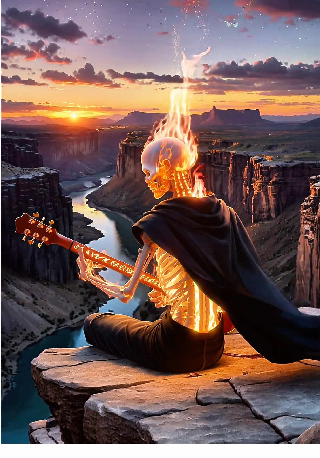 Sound of Silence? #livewallpaper4k #fantasywallpaper #skeleton #livewallpaper 