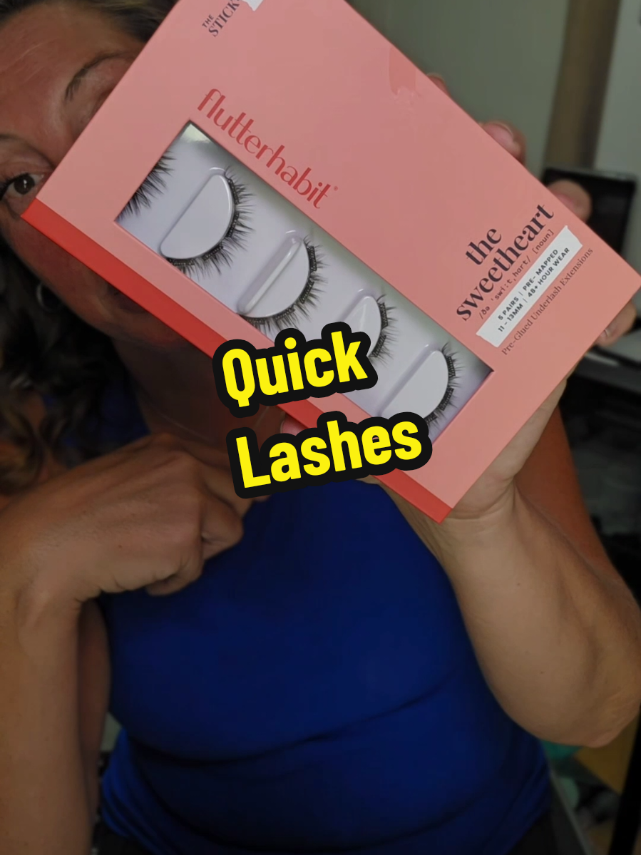 Lashes in minutes, no mess 💖   FlutterHabit DIY Pre-Glued Lashes are perfect for quick glam - peel, stick, and slay.   Drama made easy ✅   #FlutterHabit #MakeupTok #LashHack #TikTokShopCreatorPicks #tiktokshopfalldealsforyou
