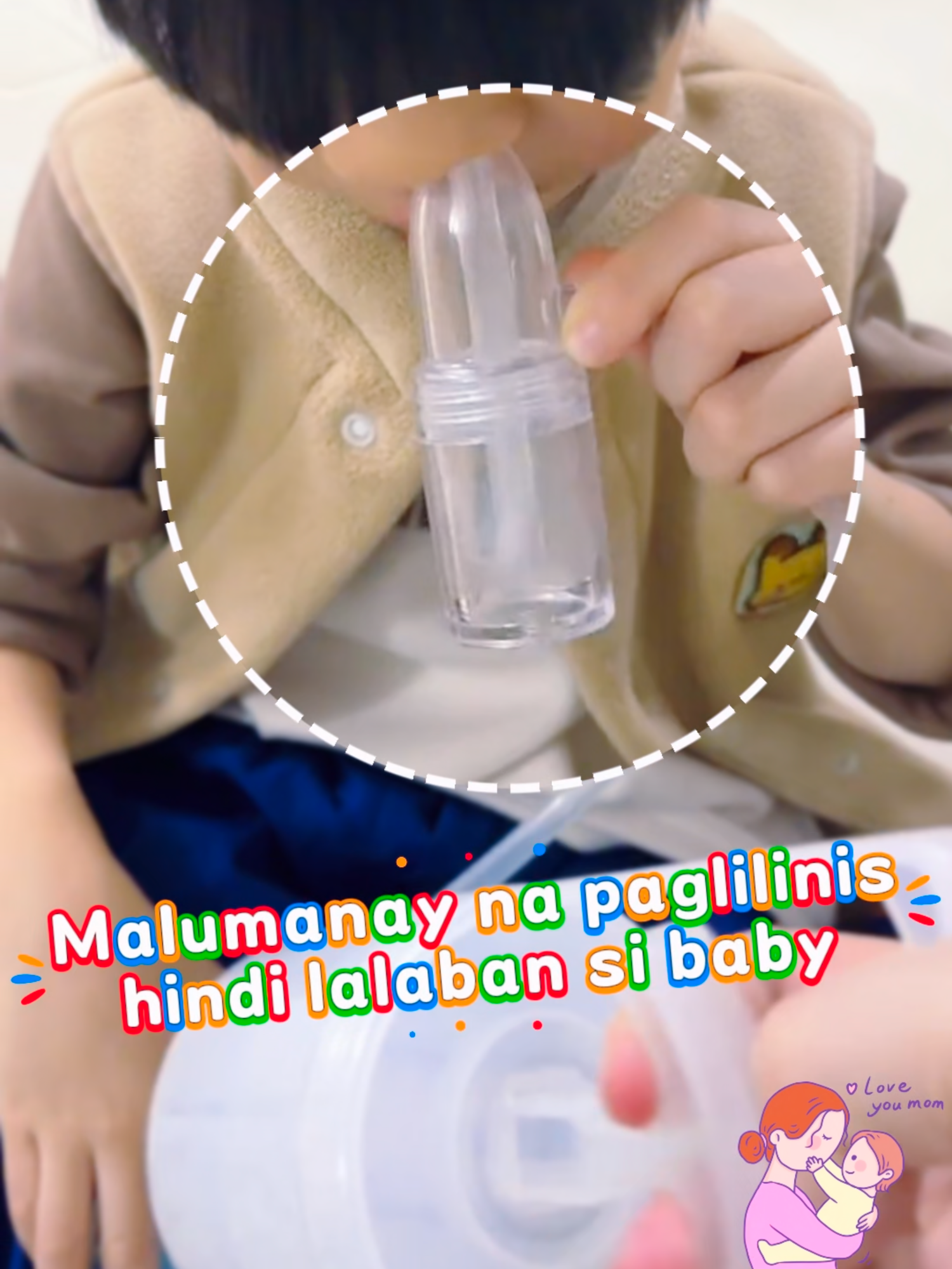 Baby's runny nose won't stop? Manual wiping is tiring, try this better way!#RunnyNose #EasySolution #MomHack #BabyCare