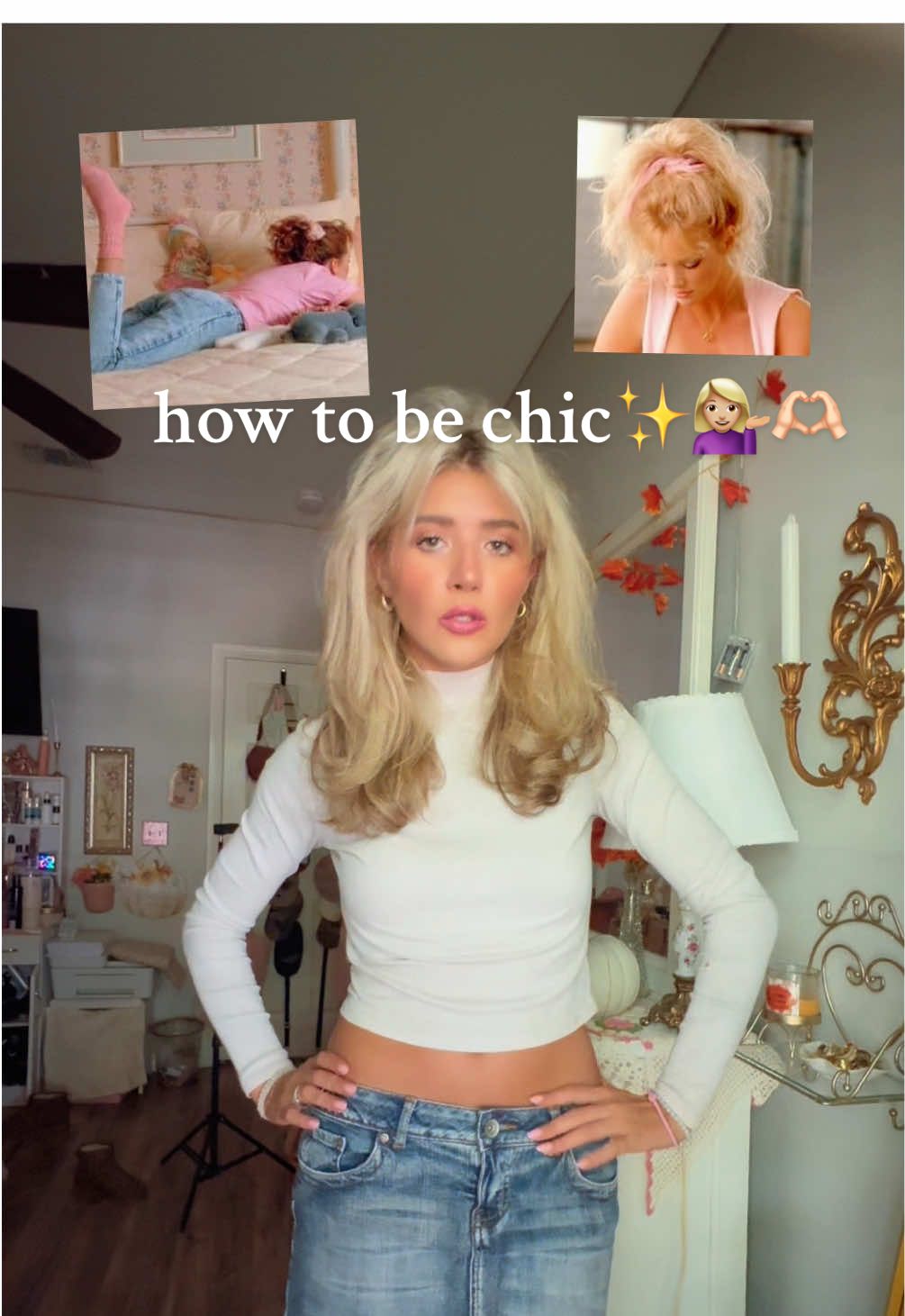 how to be so chic and so cool lol🙃🙃 #shabbychic #chic #morgs 