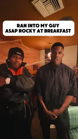 I was out eating breakfast and I ran into my guy ASAP Rocky. One of the realest dudes in the rap game. My man was looking WAY richer than me! He told me I was his favorite comedian! I told y’all my life was better than yours. 💯  #ASAPRocky #NewYork #Comedy GODFREYLIVE.COM Get your tickets to see me live!