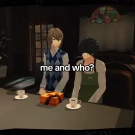 Ineed the pancakes to my coffee....,, #persona #persona5royal #shuake #persona5 #akeshu 