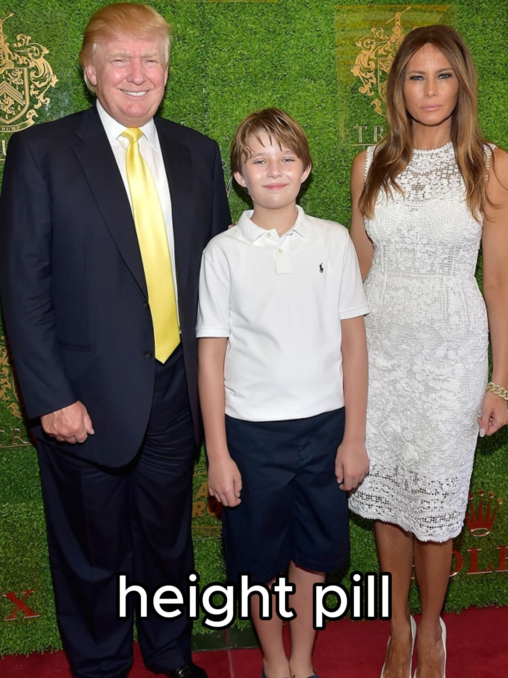He got his height from his 