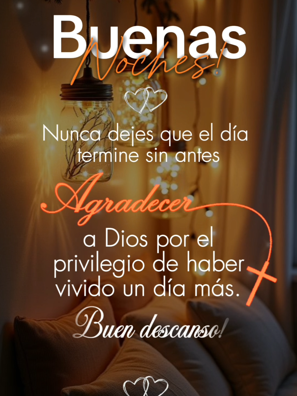 Gratitud  Nunca dejes que el día termine sin antes agradecer a Dios por el privilegio de haber vivido un día más. #gratitud #graciasdios #buenasnoches #frasesmotivadoras #frasesinspiradoras  @creator search insights @#foryou 