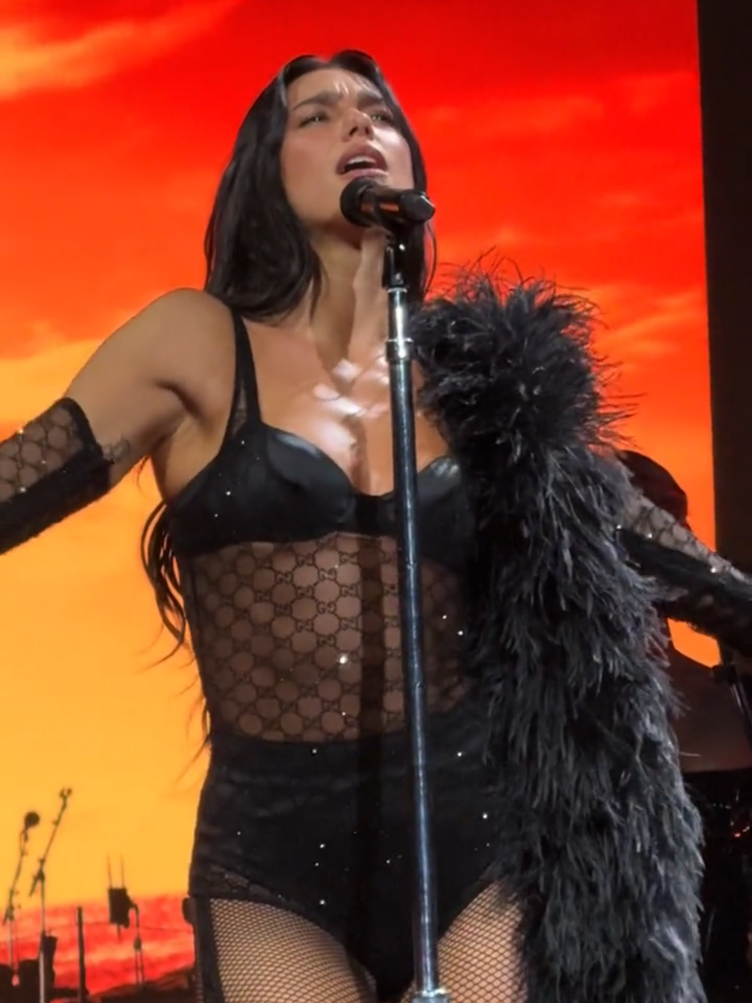 @dualipaofficial performing 