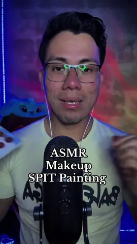 ASMR Makeup SPIT Painting | YT: Soyhernanasmr #ASMR #makeup #asmrsounds #asmrvideo #asmrtriggers 