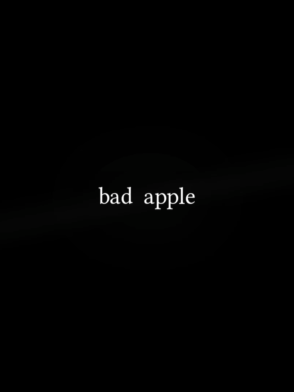 Not good. Not bad. Just... me. #BadApple #tohou #BadAppleEdit #SiluetEdit #fyp 
