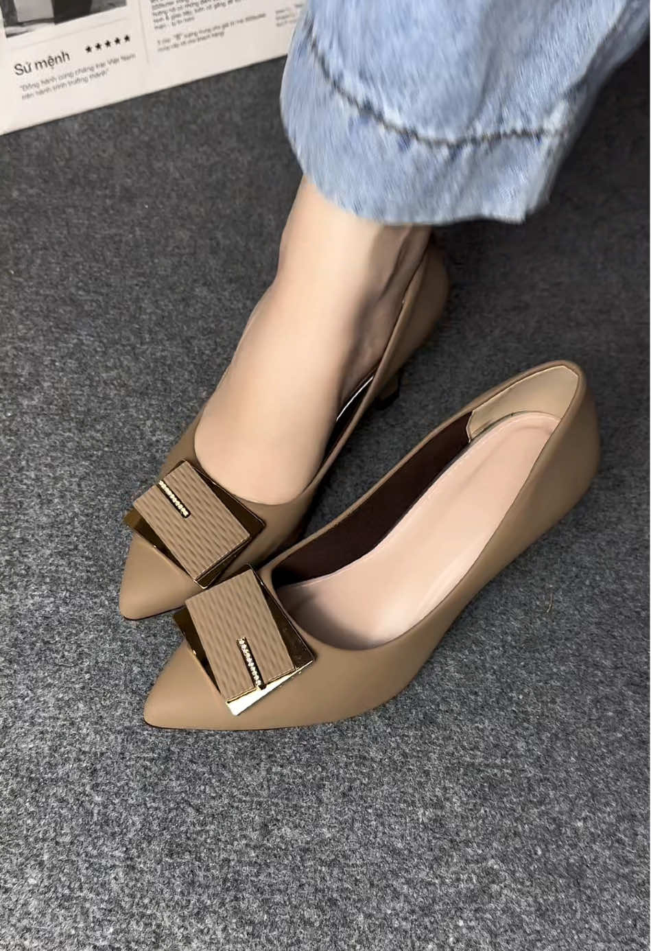 Da mềm êm mà ưng lắm ý #giaydep #reviewlamdep #giaycaogot 