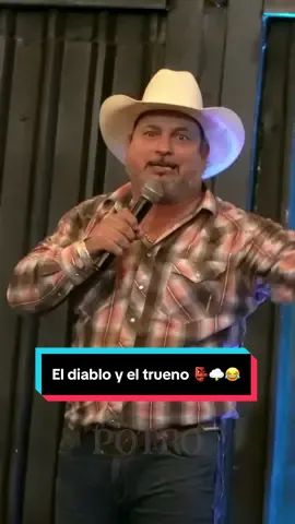 El diablo y el trueno 👺🌩️😂 #comedia #chiste #hernanelpotro #humor #comedy 