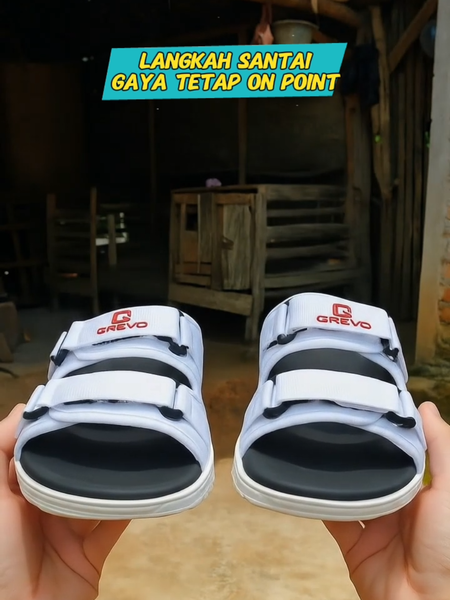 Sandal selop pria Grevo Slide dilengkapi alas yang empuk, style sporty kekinian.  #sandalpria #sandalslide #sandalslop #sandalmurah #sandalslipon 