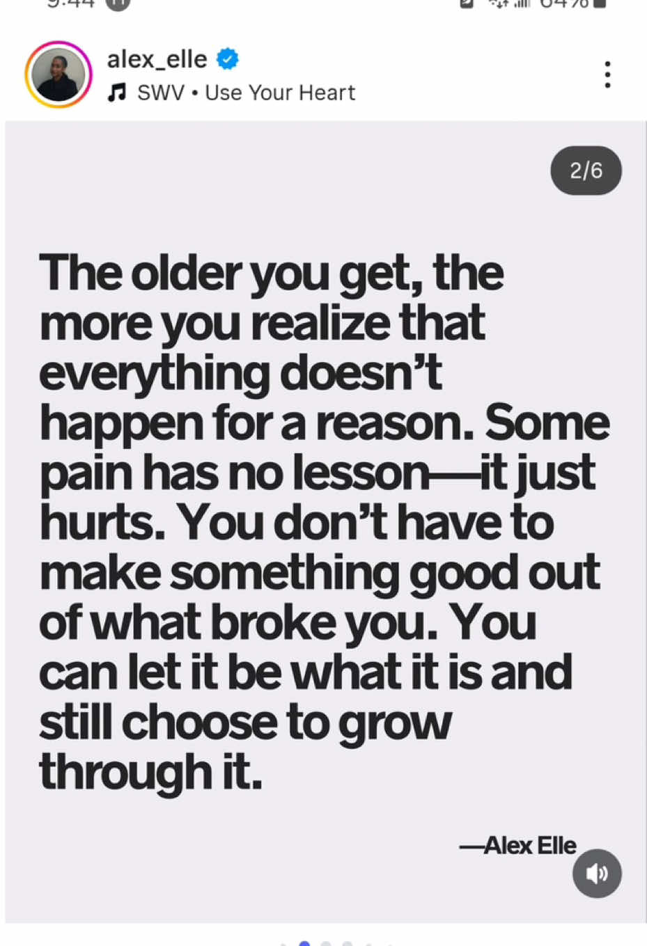 @The.Artof.Shylo has me thinking about maturity… it’s not how much pain you can carry. It’s knowing what’s not yours to fix. 