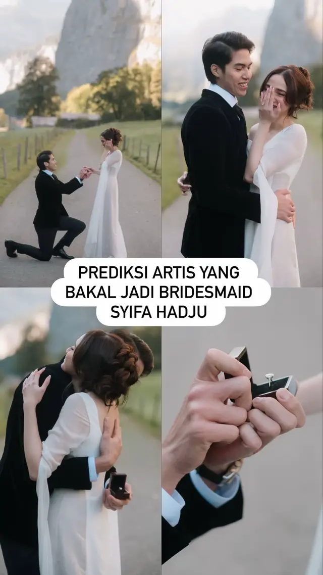 Kira - kira ada yang tau siapa lagi artis yang akan jadi bridemaids syifa hadju? tulis di komen ya🥰 #promoseruweekend #syifahadju #elrumi #alyssadaguise #bridesmaids 