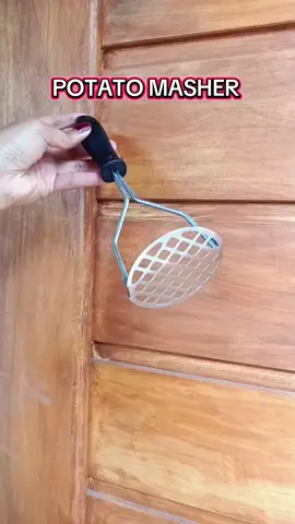 Potato masher di kana mahihirap dahil Meron ka na nito! very useful sa kusina. #potatomasher #masher #vegetablemasher #stainless #highlyrecommended 