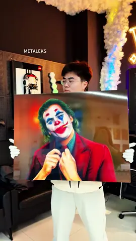 When life turns into a joke, all you can do is laugh.#joker #movie #dc #fanart  #metalposters 