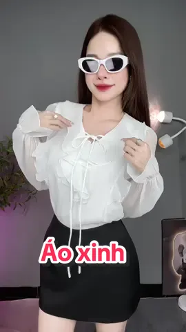 Áo tiểu thư thanh lịch😍#aoxinh #aokieu #aocongsonu #thoitrangnu 