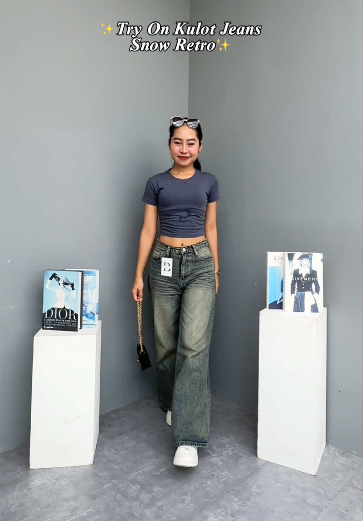 Yang nyaman ada di keranjang😍#JeansKekinian #CelanaKekinian #jeanshighwaist #beggyjeans #kulothighwaist 