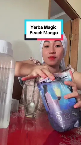 ✨ Para sa mga mommies na laging loading! Try Yerba Magic Peach Mango — may prebiotic, probiotic, at focus-boosting ingredients para sa kalmadong energy all day 💪🍑 #yerbamagic #PeachMango #momenergy #brainfog #HealthyMom  