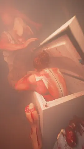 When you thought hiding in the freezer would save you… but the butcher had other plans 🪓 #HauntedHouse #HorrorNight #HalloweenVibes @Bella Organic Farm 