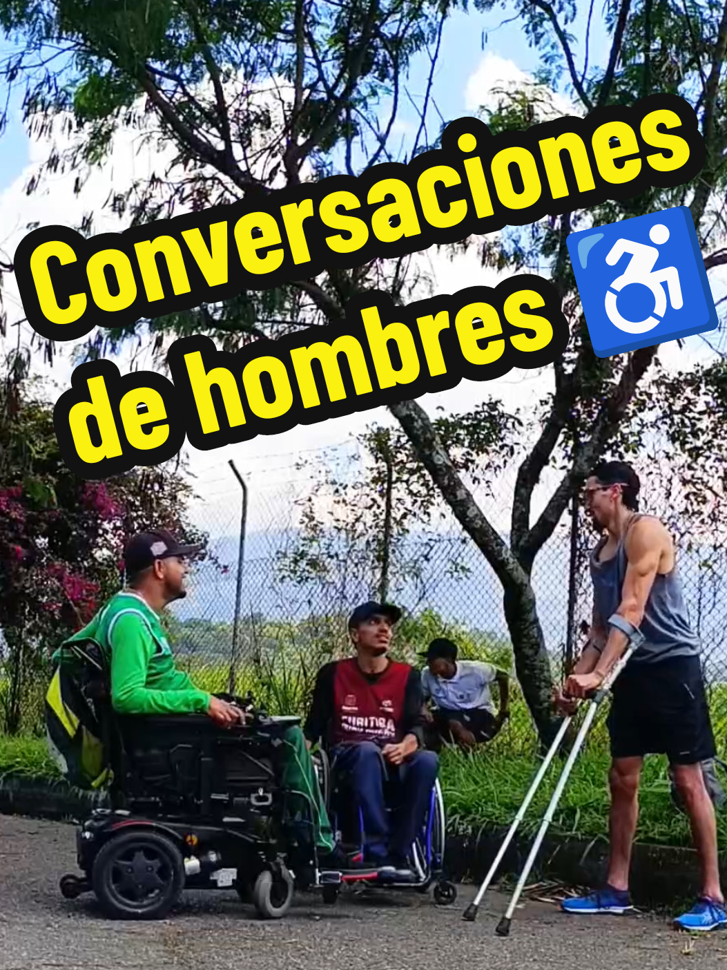 De que hablan los hombres 🤔 #hombres #humor #discapacidad #lastimapaque 